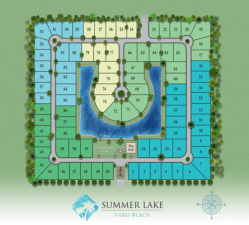 Summer Lakes site plan