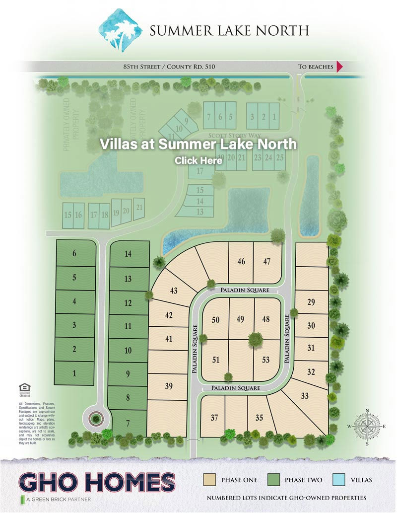 Summer Lake North site plan